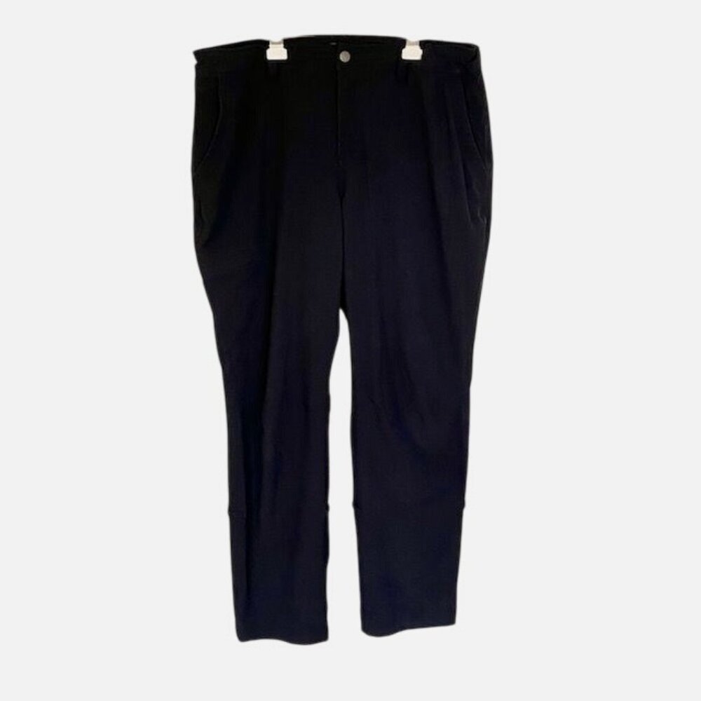 REI Co-Op Black Cargo Convertible Pants Regular Fit adjustable waist size 14